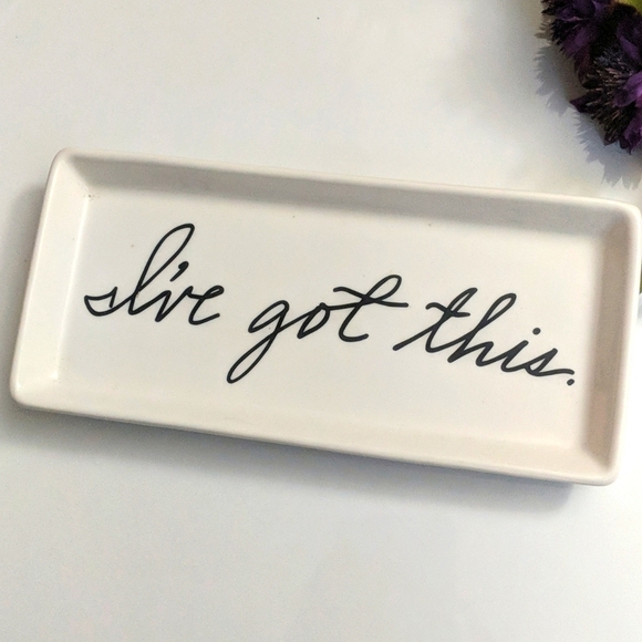 Rae Dunn Magenta Trinket Tray I've got this - Picture 1 of 6